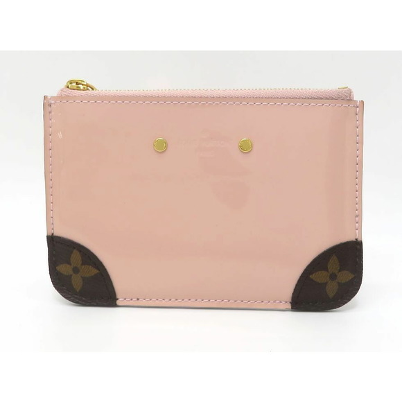 Louis Vuitton Rose Pochette Miroir Patent Pink Vernis Case Coin - Picture 1 of 1